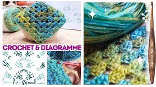 💖✨  TUTO SPECIAL DÉBUTANTE  ou REPRISE DU CROCHET  🥰 💖 CHÂLE EN GRANNY TRES FACILE @MamieCrochet