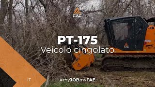 Video - FAE PT-175 - Il veicolo cingolato con trincia forestale 140/U al lavoro in Nebraska (USA)