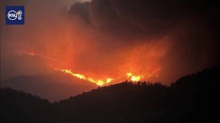 YouTube video thumbnail: Firefighters Make Progress on Wildfires Burning Across Utah