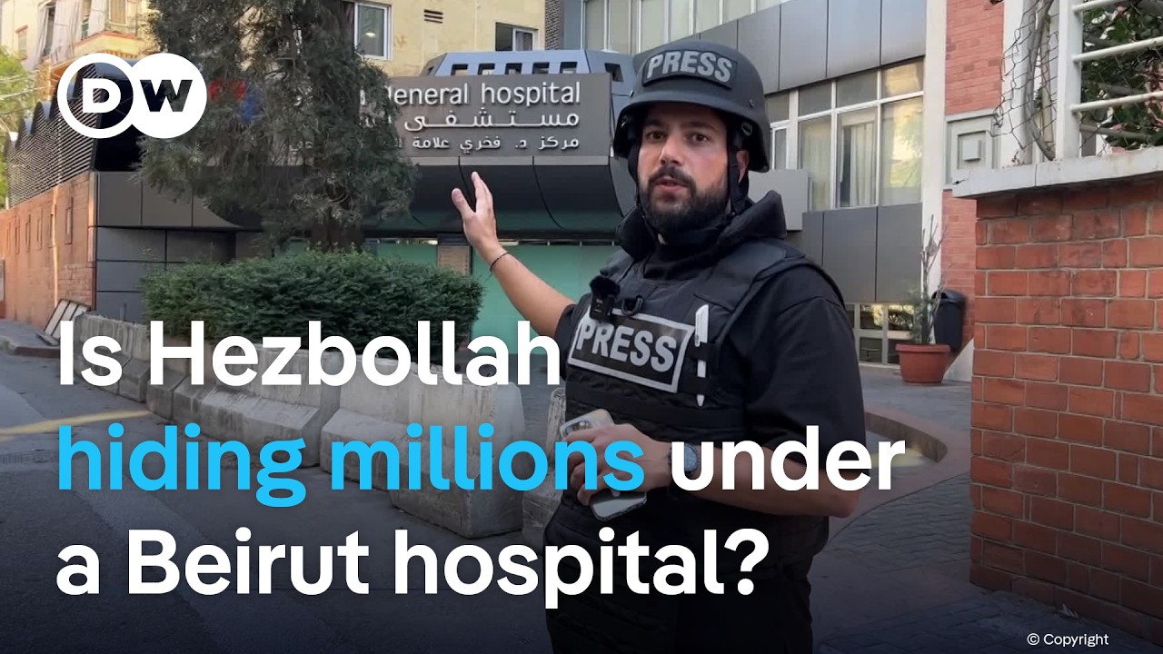 DW tours hospital and area where Israel says Hezbollah is hoarding gold