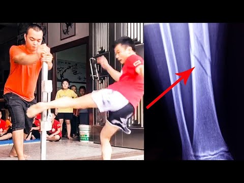 Build Harder Shin Bone, Kung Fu Iron Man Challenges The Limit | Muscle Madness