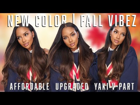 GAME CHANGER🔥UPGRADED Affordable EasiContour Brown Ombre Yaki Wig |Magic V-line +Drawstring |Nadula