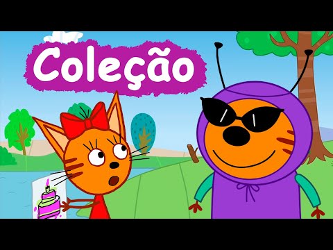 Kid-E-Cats em Portugues | Coleção dos episódios | Desenhos para crianças