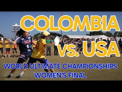 Video Thumbnail: 2024 WFDF World Ultimate Championships, Women’s Final: USA vs. Colombia