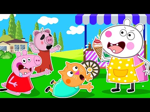 What Happen To Peppa At Playground with Piggy ? 🐷 | Peppa Pig Funny Animation