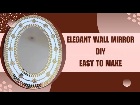 Beautiful Wall Mirror Idea | Easy | Wall Hanging | DIY | How to Make at Home