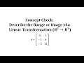Understanding Linear Transformations and Column Spaces