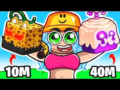 Blox Fruits But My GIRLFRIEND Chooses My Fruits (40 Million Bounty)