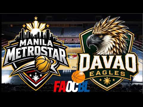 Sep 11 FAOCBL Season 5 Season Opener between Manila MetroStars and Davao Eagles