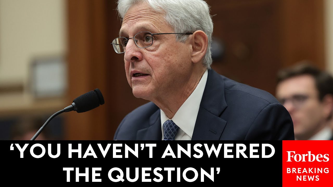 GOP Lawmaker Asks Attorney General Merrick Garland About ‘Incompetence’ From David Weiss