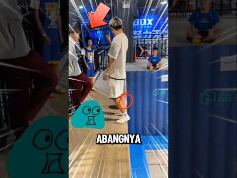 Wow mengadu skil bermain Trampolin 😲😱⁉️