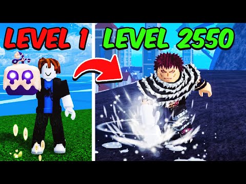 Noob To MAX LEVEL With AWAKENED DOUGH in Blox Fruits [FULL MOVIE]