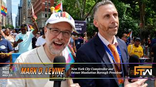 Todd interviews NYC Comptroller Mark D Levine I 2026 NYC Pride March I 6.28.2026