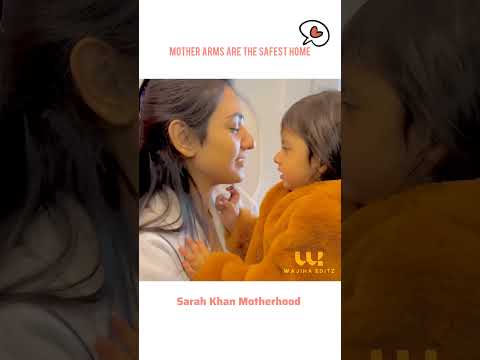 Sarah khan with her daughter Alyana Falak🌸|| Sweet Motherhood clips🌷