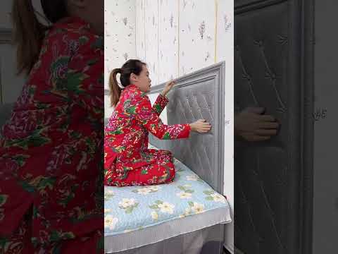 Part 6 Tatami bedside soft bag 3D wall sticker 3D wall sticker.