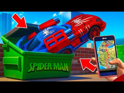 GEHEIMES SPIDERMAN AUTO GEFUNDEN in GTA 5 (Hide & Seek)