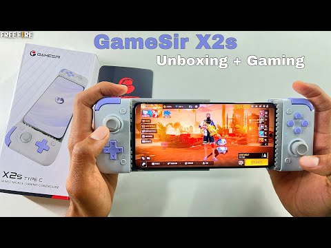Gamesir X2s mobile gaming controller unboxing and gaming play all mobile games