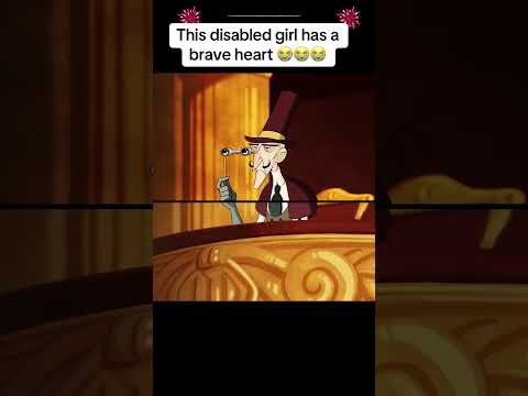 This disabled girl used to dance using hooks #shortsfeed #3danimation #shortanimation #shorts