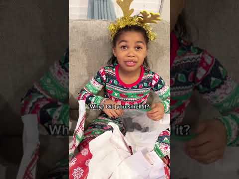 Gifting our daughters BAD presents - to see their prank reaction #Shorts #Badsanta #giftgiving