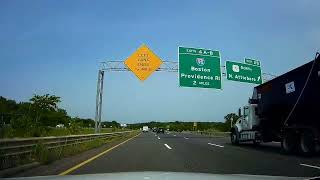 Driving From North Providence, Rhode Island to Boston, Massachusetts