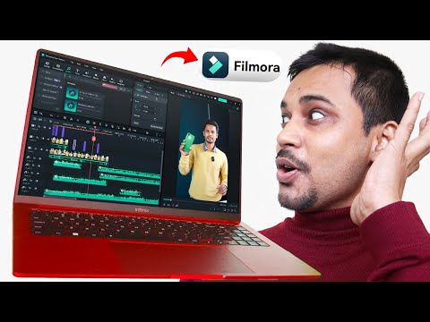 Filmora 14 - The Ultimate AI Video Editing Software - Best Laptop For Video Editing Rs. 25000