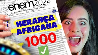 DESAFIOS PARA VALORIZAÇÃO DA HERANÇA AFRICANA - REDAÇÃO PRONTA SOBRE O TEMA ENEM 2024