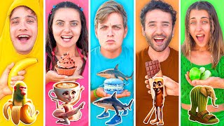 MANGIAMO SOLO CIBO DEL COLORE DEL NOSTRO ITALIAN BRAINROT CON DANI E ROBBI E TUTTI I NOSTRI AMICI!