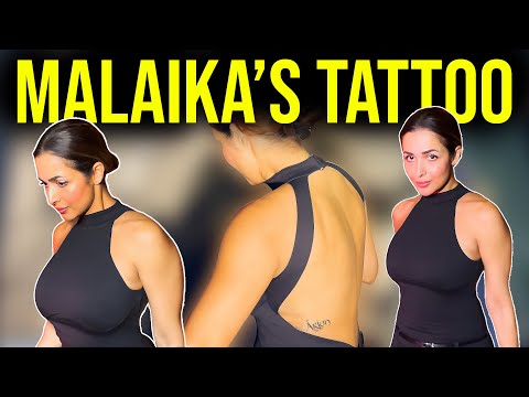 MALAIKA ARORA’s Secret Tattoo EXPOSED! 🔥 Fans Stunned By Her Cheeky Backless Look!