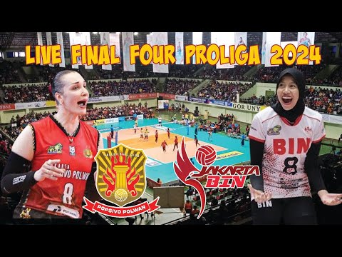 Live skor final four proliga 2024, Jakarta Popsivo Polwan vs Jakarta BIN