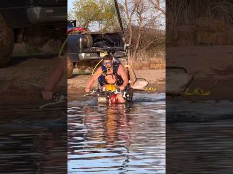 Took my 3-Wheeler Scuba Diving! Full video is live. (We went deep)