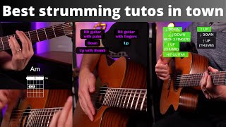 BEST GUITAR STRUMMING TUTORIALS - PART 1
