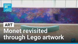 YouTube video thumbnail: Dissident Chinese Artist Revisits Monet's Waterlilies Through Lego art
