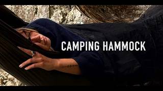 camping hammock test and review and a tarp tensioning knot & ground anchors with Josh James NZ