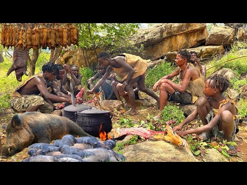 Hadzabe Tribe | Amazing Cooking Ways and Eating