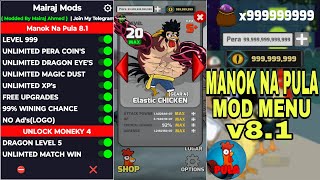 Manok Na Pula Mod Menu v8.1 - Unlimited Money, Level 999, Unlimited Xp - Manok Na Pula 8.1 Mod Apk