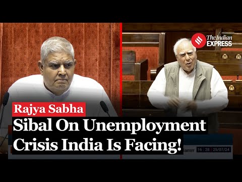 Watch: Rajya Sabha MP Kapil Sibal Spills Hard Facts On State of Unemployment In India