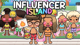 INFLUENCER ISLAND! 🏝️💗 TRUTH OR DARE🔥(EPISODE 3) | With Voices 🔈 | Toca Life World Roleplay