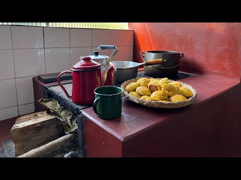 TERRA MOLHADA RECEITA ANTIGA - BROA DE FARINHA DE MILHO - QUEBRANDO O GELO