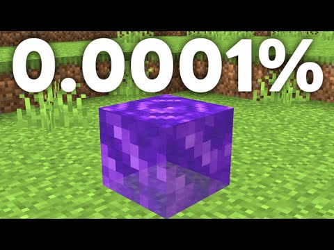【マイクラ】超レアな液体を全て手に入れるマインクラフト【低確率】