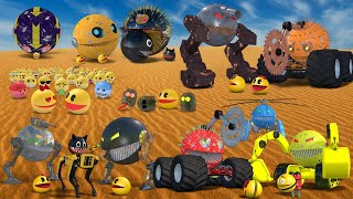 Pacman’s Epic Fights vs Giant Robots & Mega Monsters – Best of All Battles #22