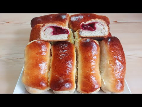 Сдобная Домашняя Выпечка! Пирожки с Вишней из Сдобного Дрожжевого теста! Супер вкусные и нежные!