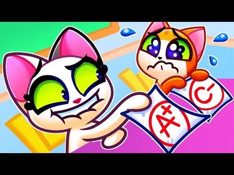 📚 Back To School Song 😺 Good Student VS Bad Student 🤓 Purrfect Kids Songs 🎶