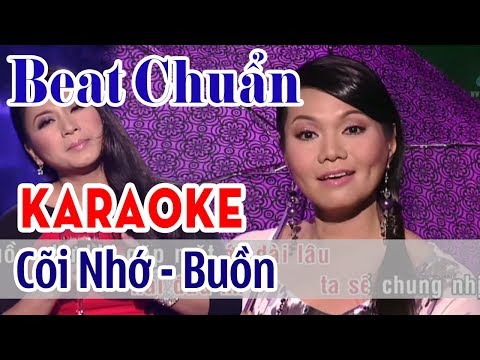 LK Cõi Nhớ, Buồn KARAOKE Tone Nữ – Ngọc Huyền, Tâm Đoan | Asia Karaoke Beat Chuẩn