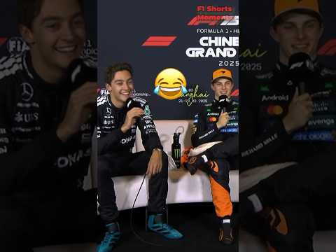 Oscar Piastri is a Chinese and George Russell was in shock!😮 #f1 #formula1 source: f1tv