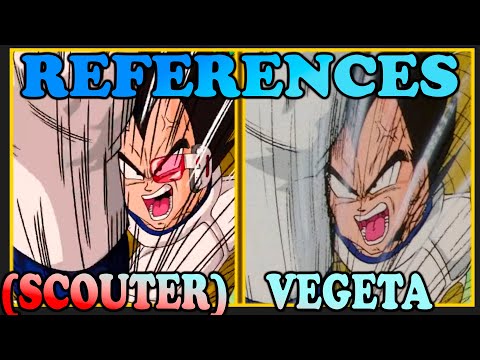 Back to Namek! New Scouter Vegeta Finger Fireworks References