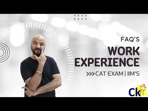 CAT Work Experience will be counted till July 31 2025 only! CAT Admission Form Query