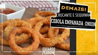 Receita De Cebola Empanada fácil  (ONION RINGS)