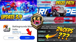 FINALLY 😍 BGMI 3.9 UPDATE IS HERE - BGMI 3.9 UPDATE BIG CHANGES - HOW TO UPDATE BGMI 3.9 - 120fps