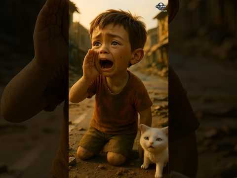 คลื่นแห่งความสิ้นหวัง น้ำตาท่ามกลางมหันตภัย #แมวน่ารัก #แมวร้องให้ #cat #animation #shorts #อนิเมชัน