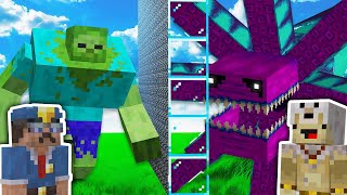 J'ai Triché avec une CAMÉRA en Bataille de Mob Minecraft !